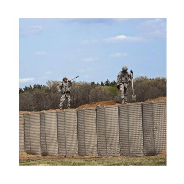 Galvanized Weld Military Stone Filled Steel Defensive Flood Barrier Wall For