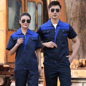 Wholesale Short Sleeve OEM Construction Worker Uniform Customized Logo from china suppliers