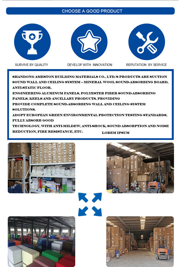 OEM Mineral Fiber Ceiling Board Fireproof Ceiling Tiles Mineral