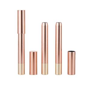 Wholesale 3.5g Rose Gold Empty Lip Balm Containers Liner Pencil Metal Lipstick Tube from china suppliers