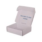 Custom Logo White Packaging Paper Box Hot Stamping 250gsm 300gsm