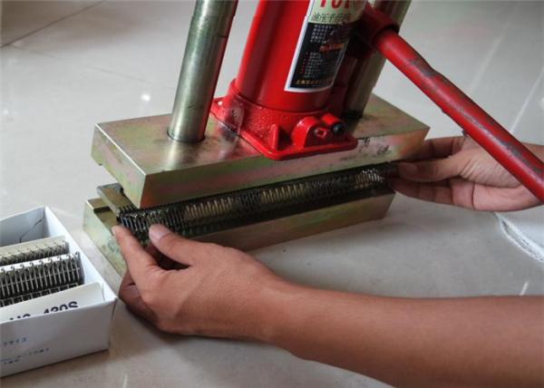 Industrial Clipper Lacer , Manual Roller Lacing Tool for 9mm Corrugator Belt