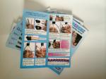 Half fold flyer printing, Die cut flyer printing, Big size flyer Printing,