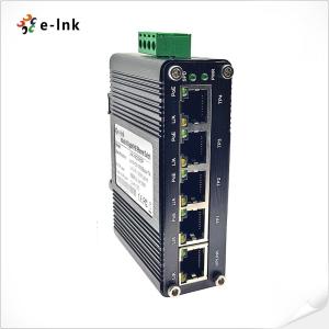 Wholesale DIN Rail Industrial Ethernet POE Switch 4 Port 10/100TX PoE IP40 Rugged from china suppliers