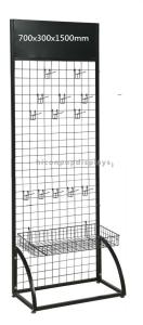 Wholesale Retail Store Metal Display Racks Wire Display Shelves With Metal Wire Basket from china suppliers