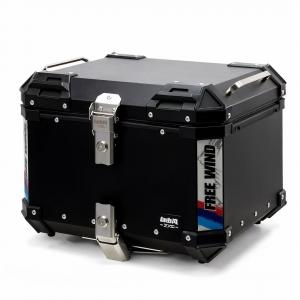 China 45L Volume Aluminum Motocycle Delivery Box for Fiberglass Rear Box on Bikes Scooters on sale
