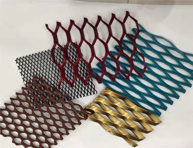 20 × 40mm Copper Wire Net Punching Rectangular Plate Light Weight Type