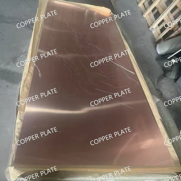 Precision-Rolled CU-ETP Copper Plate Custom Cutting Copper Sheets with Superior Electrical Conductivity