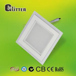 Wholesale Factory Square 12w glass downlight CE, CB, GS, SAA certificate from china suppliers