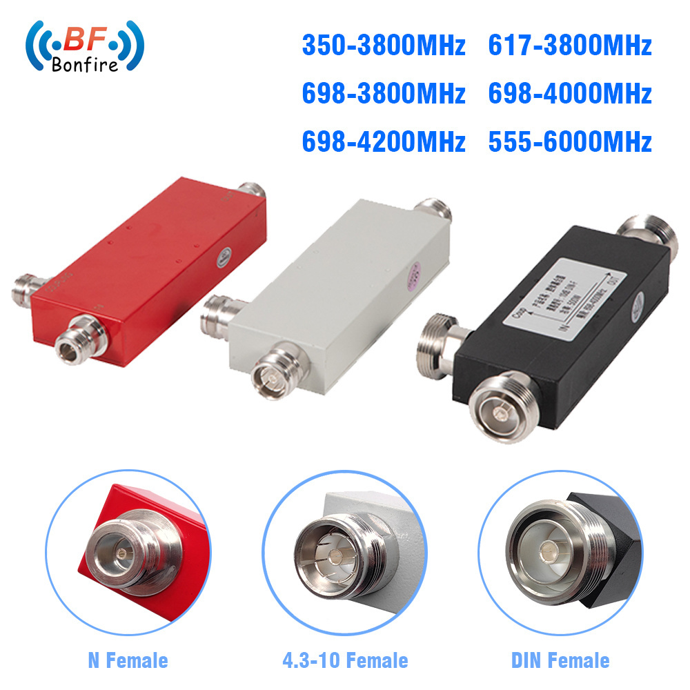 600-3800MHz 20dB RF 4.3-10 Directional Coupler for Two-Way Radio System
