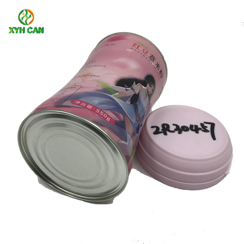 Tin Cans for Milk Powder Anomalistic Pillow Shape 0.23mm CMYK Milk Powder Tin Boxes