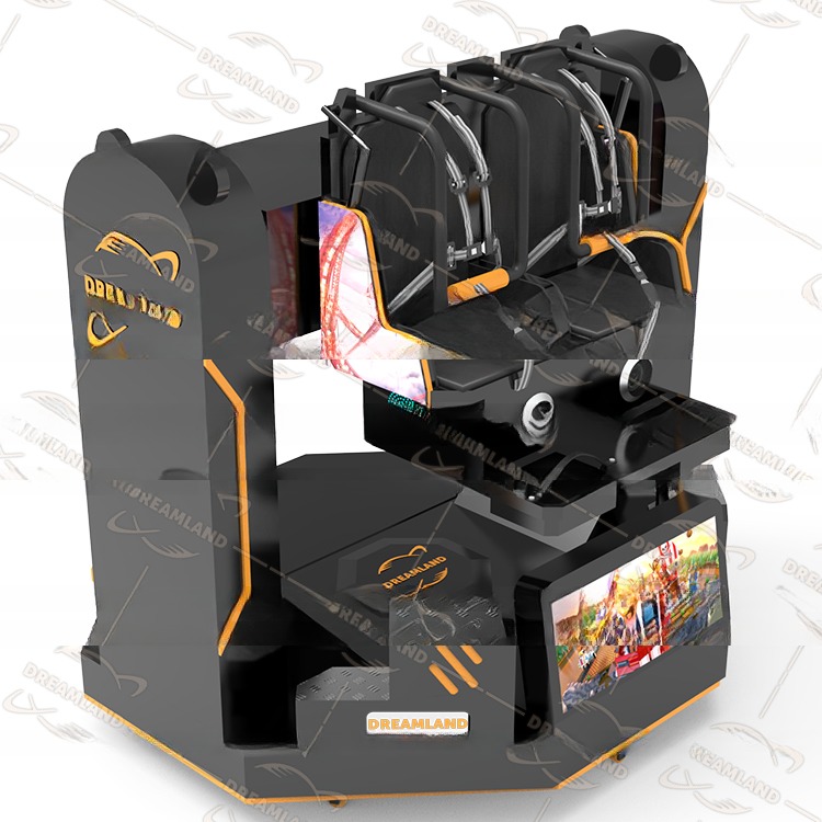 Dreamland Copyrighted 720 VR Amusement Park Rides 1080 VR Roller Coaster Simulator 9D 360 Rotating VR Simulator