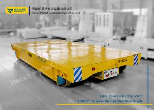Wholesale 10T battery powered rail transfer flat cart for the large capacity transportation from china suppliers