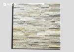 Variegated Quartz Cultured Stone Wall Panels High Temperature Resistance