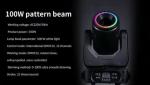 Hotel LED Display 120W 8 Color Remote Control Mobile Headlight for Wedding