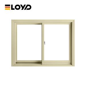 Wholesale Yellow Aluminum Alloy Frame Soundproof Double Glazed Sliding Doors And Windows from china suppliers
