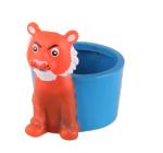 Vinyl Animal Shape Rubber Bath Toys Cute Cartoon Saucer For Cup Bottle Cover