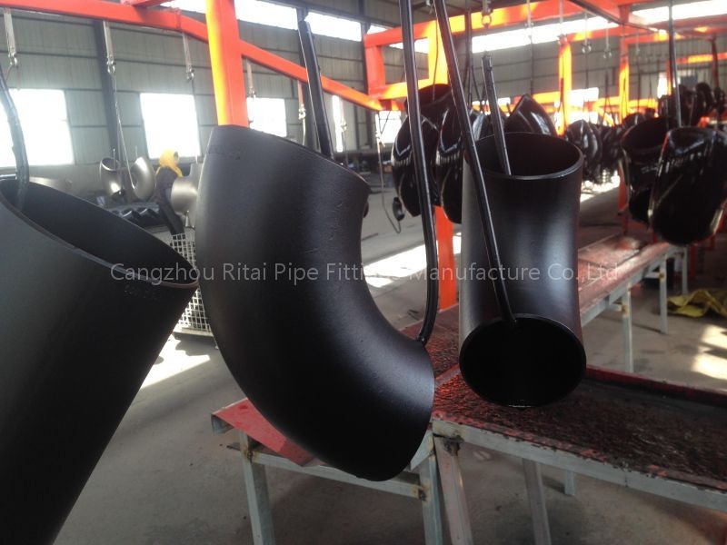 A420 Carbon Steel Butt Weld Pipe Fittings WPI B16.9 45 Degree 6 Sch 40 90 Degree Elbow