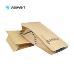 Resealable Kraft Paper Flat Bottom Mylar Coffee Bags