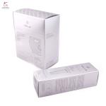 Custom Printed Silver Cardboard Cosmetic Packaging Box | Mask Packaging Box