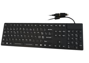 Wholesale Rubber PCBA PS2 800DPI Industrial Keyboard Mouse 104 Key from china suppliers