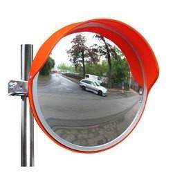 Wholesale 60cm Driveway Road Safety Mirror Outdoor Convex Mirror with Cap from china suppliers