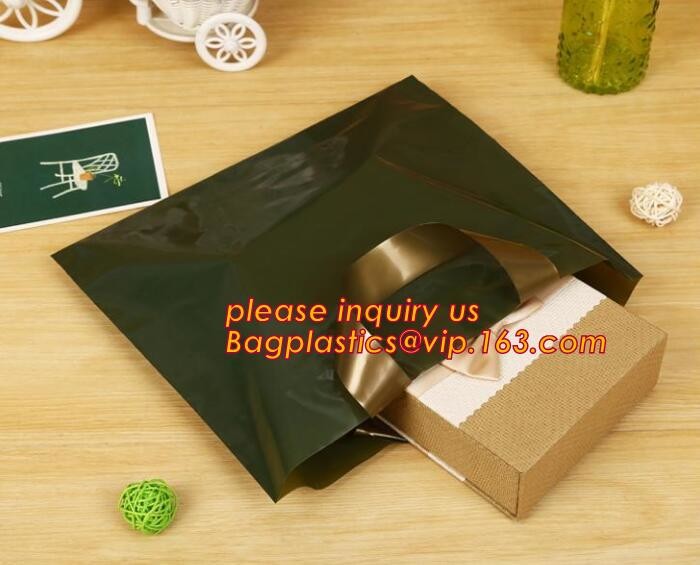 Wholesale Die Cut Handle Eco-Friendly Custom Design Shopping Gravure Printing Groceries Plastic Bags With Logo bagease
