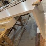 marble Countertop Vanity Top Eased / Beveled / Miter Seamless Edge