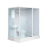 Shower Cabins White Acrylic ABS Tray2000*1160*2150mm white aluminium side open