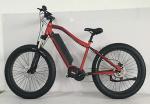 1000w Aluminum Fat Tire Custom Electric Bike Disc Brake With Lithium Battery