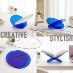 Fashion Design X Shape Custom Acrylic Stand Assembled Acrylic Book Shelf