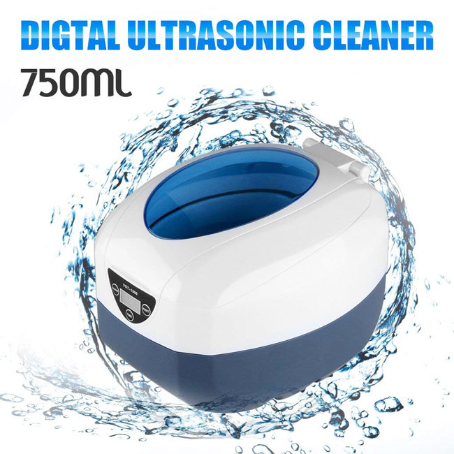 CD / VCD Home Ultrasonic Cleaner Countdown Digital Display 750Ml 50kHZ