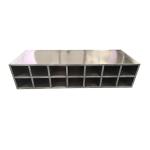 304 Stainless Steel Dual-Sided Step-Over Shoe Bench | Cleanroom-Compliant Heavy
