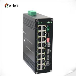 Wholesale Industrial L2+ 16-Port 10 / 100 / 1000T + 4-Port 1000X SFP Managed Ethernet Switch from china suppliers