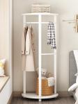 Semicircular Corner Coat Rack Hanger Stand Clothing Display Rack