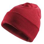 Spandex Wool Crochet Knit Pom Pom Beanie With Embroidery Triangle Leather Logo