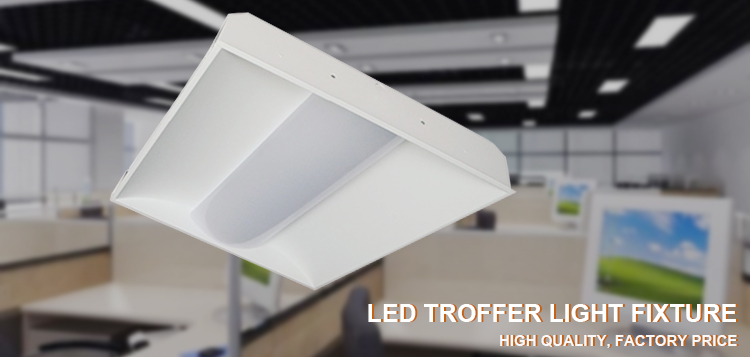 5- Troffer Panel Lighting for Commercial Workshop Office 603*603*70mm LED 2x4 26W 32W
