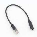 OEM RJ9 RJ10 to Female 3.5mm CTIA Plug Audio Jack Headset Adapter Cable for