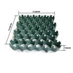 410x410mm Hdpe Green Porous Pavers Interlock Pp Lawn Grid Landscape Grass Paver