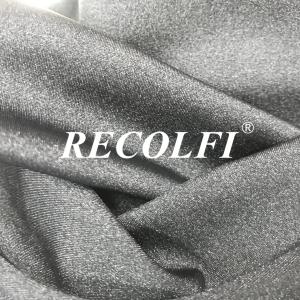 Wholesale Black Recycled Tricot 4 Way Stretch Material For Yoga Pants Gym Wear from china suppliers