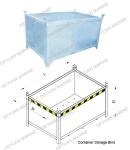 Painted / Galvanized Shipping Container Parts Container Fixed Parts