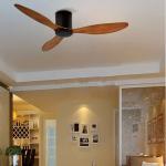 European and American family decorative ceiling fan lamp 52 Inch living room fan