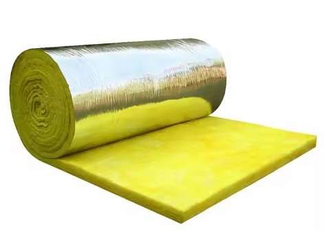 Oem 100mm Glass Wool Insulation Roll Sound Absorption
