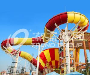 Wholesale Funny Giant Super Tornado Water Slide , Capacity 720 Riders Per Hour for Aqua Park from china suppliers
