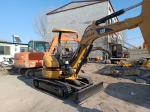 Used walking excavator CAT303 without driving cab mini excavators for sale used