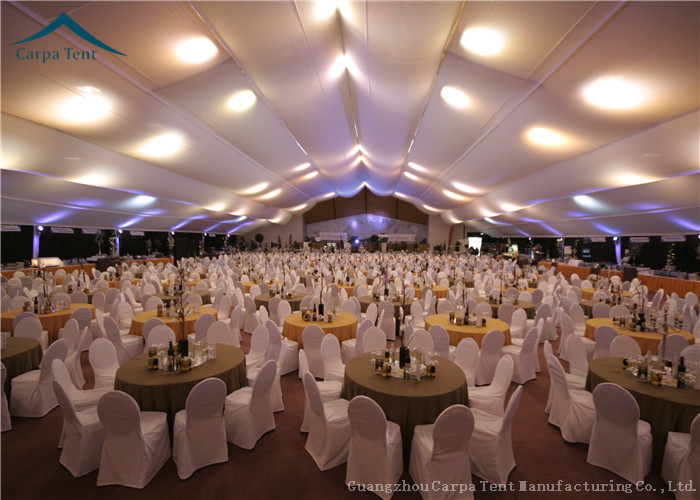 Lining Decoration Outdoor Event Tents Wind Load 100km/h 20m * 40m