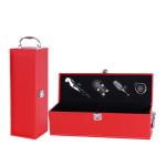 PU Leather Gift Box 0.25mm Single Wine Box Packaging