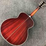 Custom AAAA All Solid KOA Wood 43 Inch Design Jumbo Body Acoustic Guitar Abalone
