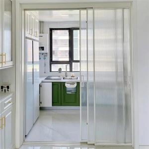 Wholesale Decorative 10mm Framed Tempered Glass Sliding Door For Kitchen Room from china suppliers