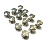 OEM 316 M3 1 / 4" Stainless Steel Chicago Screws For Leather